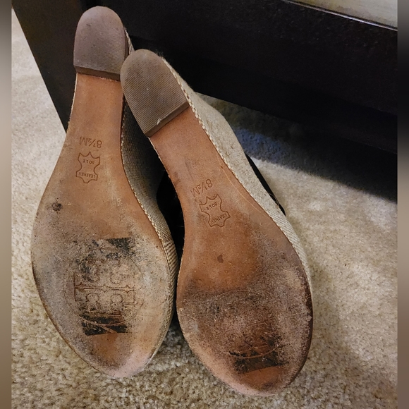 Tory Burch Brown leather Wedge platforms - Picture 6 of 7